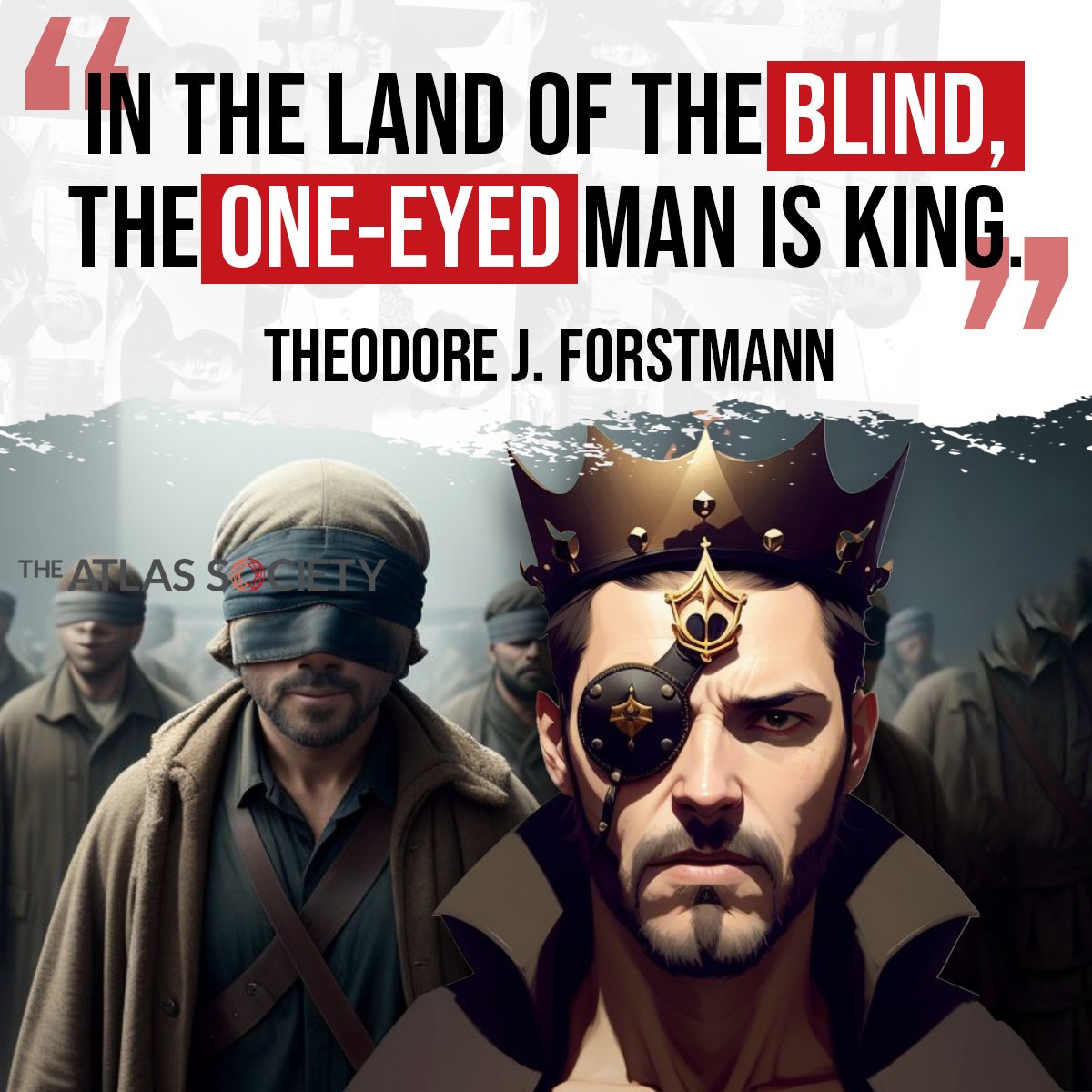 TheAtlasSociety's tweet photo. Never follow blindly. #GrowLiberty #Reason #TedForstmann #CollectiveIllusions
https://t.co/mMmi5SvOuN https://t.co/VEcr7ahhFB