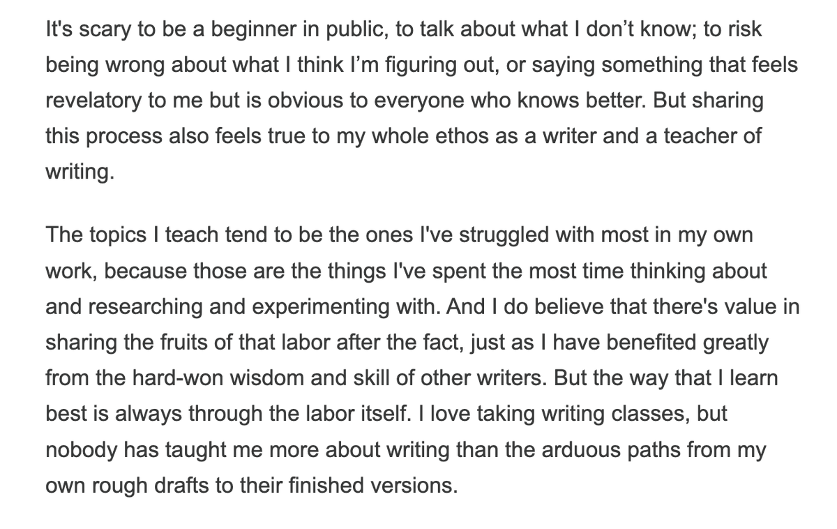 Annie Hwang (@annieahwang) on Twitter photo Love this excerpt from <a href="/lillydancyger/">Lilly Dancyger</a>'s "What is a novel?" series from her newsletter The Word Cave, about the fear of trying something new and being found out. Here's to all of us out here learning and doing it scared and showing up anyway: lillydancyger.substack.com/p/my-secret-pr… Love this excerpt from <a href="/lillydancyger/">Lilly Dancyger</a>'s "What is a novel?" series from her newsletter The Word Cave, about the fear of trying something new and being found out. Here's to all of us out here learning and doing it scared and showing up anyway: lillydancyger.substack.com/p/my-secret-pr…