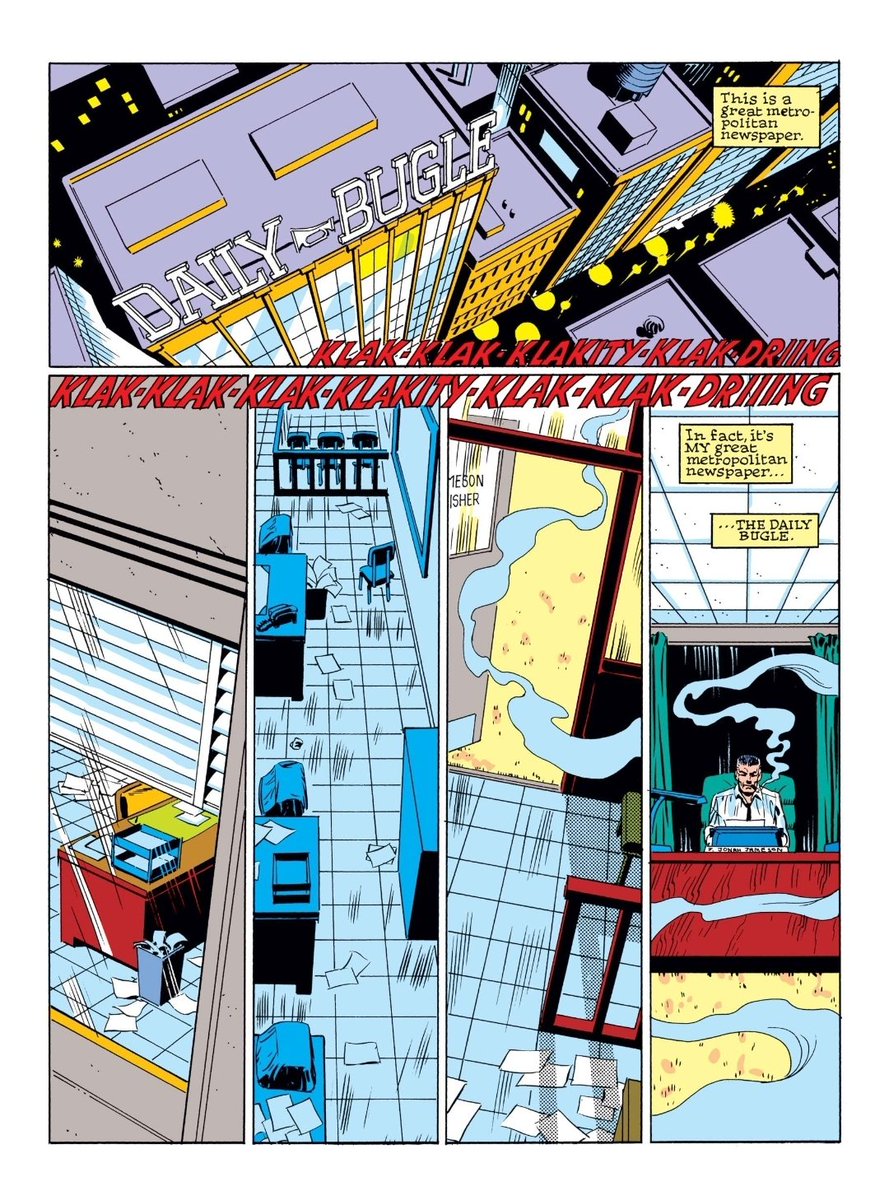 FourColorPulp's tweet image. PPtSSM 80 is perhaps the best issue of the series so far - a noir investigative mystery starring J. Jonah Jameson. Spider-Man haunts the story, remaining in the background, silently everpresent. I loved this one. Please do yourself a favor and pick it up!