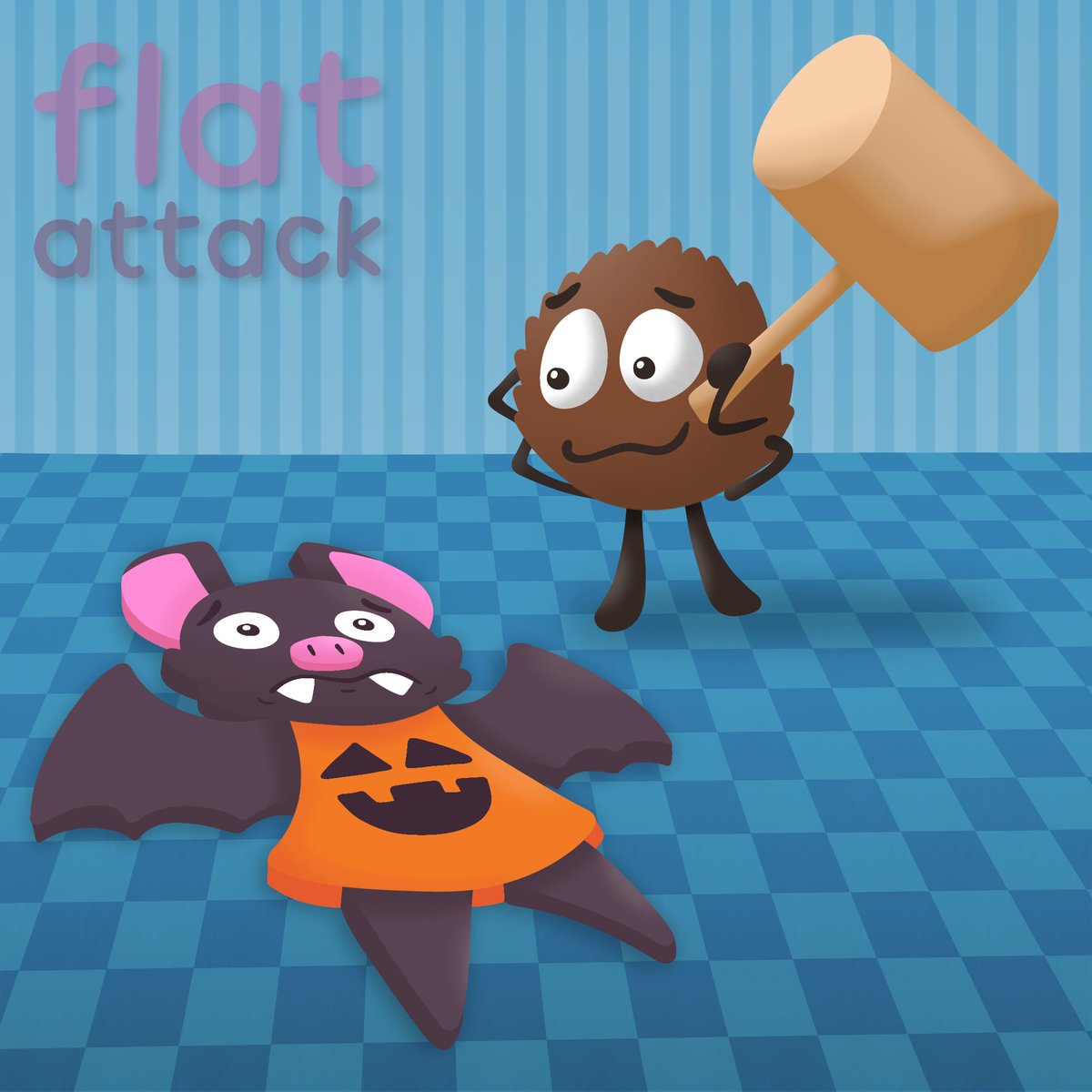 FlatAttack0's tweet photo. Squish or Treat #flattened #flattening #平面化 https://t.co/5NJ2w6hqYm