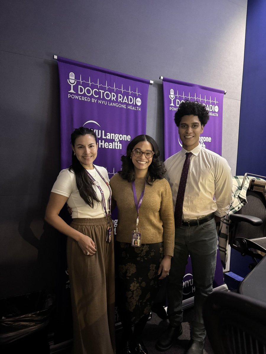 All ⭐️ liver transplant team (<a href="/fviviana83/">Viviana Figueroa</a>, #AlejandroTorres, #BarbaraJacobowitz) at <a href="/NYUDocs/">Doctor Radio</a> discussing the Latino liver program and liver disease in the Latino population for Hispanic Heritage month! #livertwitter <a href="/NYULH_GastroHep/">Gastroenterology & Hepatology | NYU Langone Health</a>