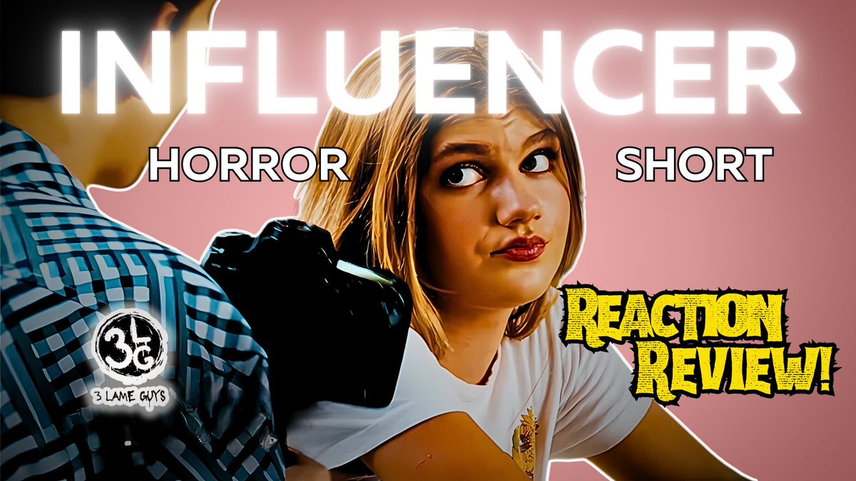 3LameGuys's tweet image. Hey, chat! It's time to like, subscribe, donate... and whatever the heck else you can do with streamers and online influencers because today's horror short is INFLUENCER!

Check out today's reaction and review!

🤳🤳Link Below🤳🤳
 #31DaysOfHorror #horrorcommunity