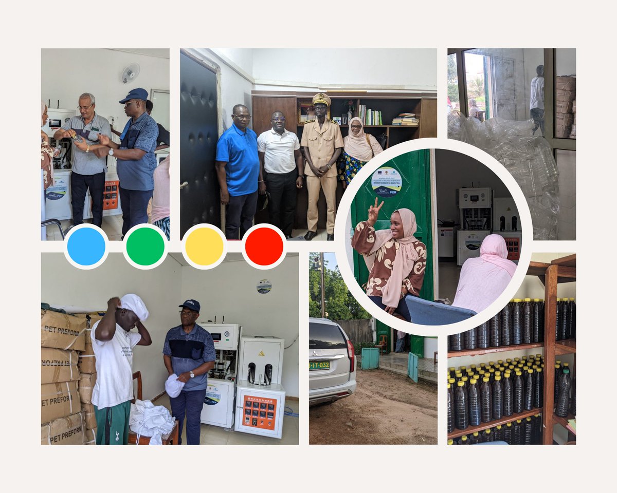🚀 Kolda se dote de sa première souffleuse de bouteilles PET ! Un projet clé du #P2R financé par l'🇪🇺et mis en œuvre par l'#ONUDI pour booster l'industrie agroalimentaire locale.
 👉Cap : 5000 bouteilles/jr
 👏🏽Un espoir pour l'#emploi des jeunes &amp; femmes !
#Kolda #Casamance #PME