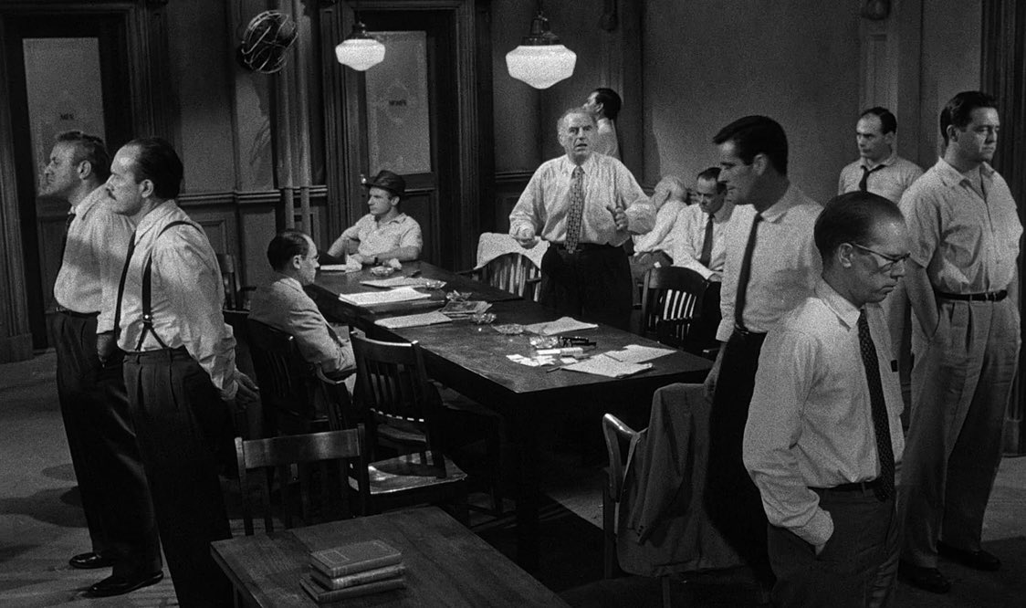 TheCinesthetic's tweet photo. 12 Angry Men (1957) dir. Sidney Lumet https://t.co/gEaNIlCo1B