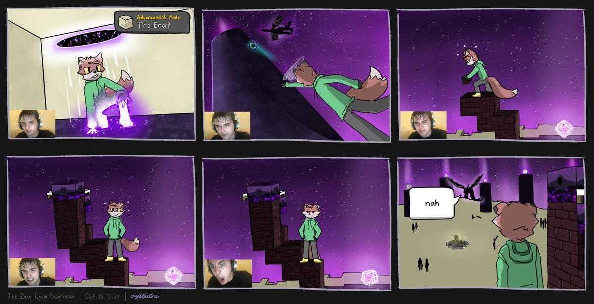 crystaltarts's tweet image. average zero cycle experience ;-;