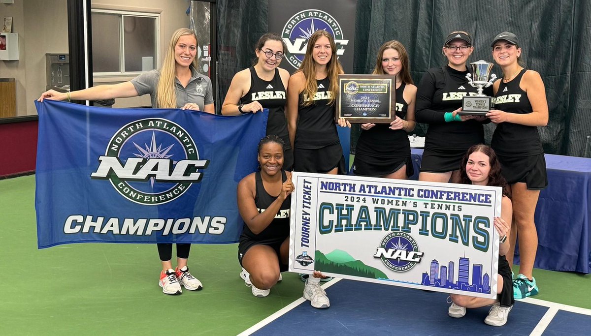 Our Women’s Tennis team has made history, claiming the program’s first-ever 2024 North Atlantic Conference Championship! 🏆 We’re incredibly proud of this team and all they’ve accomplished. 💚lesleyathletics.com/sports/wten/20…