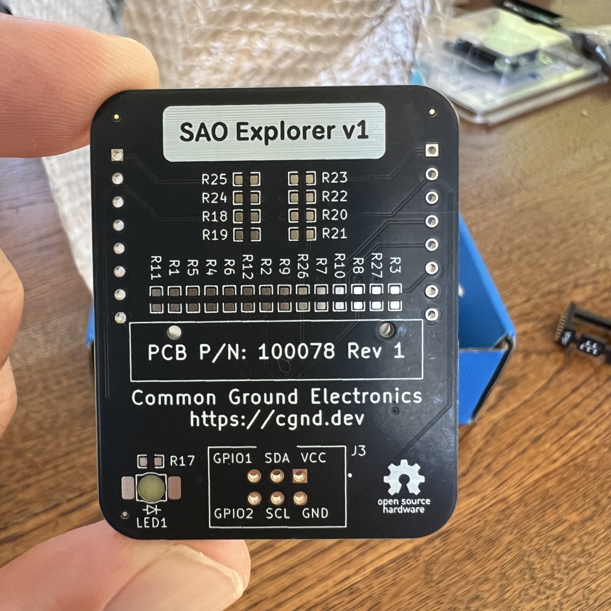 cgndelectronics's tweet photo. NEW BOARDS! NEW BOARDS! NEW BOARDS!

(even after years of doing this, I still get a rush of excitement whenever new PCBs get delivered!)

This one is a fun weekend side project for the @hackaday  #supercon #SAO contest.

https://t.co/yvVmLmaQih if you want to follow along. https://t.co/oo2N0F2I0n