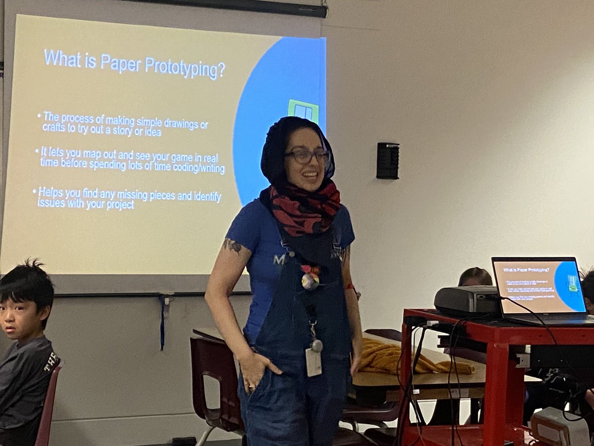 McM_MsT's tweet photo. #hacktheROM Thank you for guiding students thru digital storytelling / storyboarding using paper prototypes before creating in their format of choice (@scratch)
Indigenous Digital Learning Program #ROMlearning @ROMtoronto @UbisoftToronto
1/3 https://t.co/zXnwFYQRmw