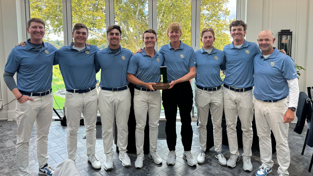 Patrick Adler and the Golden Eagles keep rolling! 

Adler earns medalist honors once again and MU defends its team title at the Pittsburgh Field Club in the RedHawk Intercollegiate! #WeAreMarquette

RECAP 🔗
gomarquette.com/news/2024/10/1…