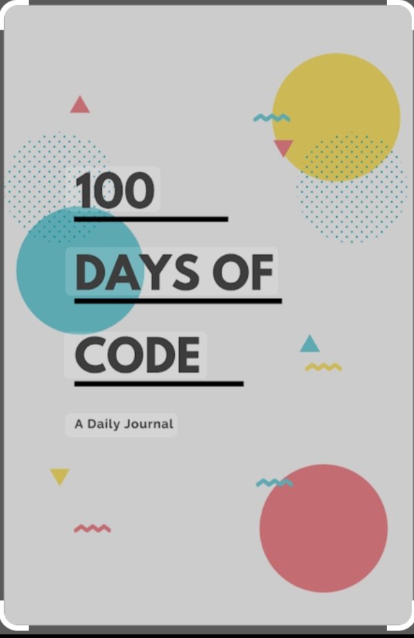 The 100 Days of Coding Challenge programme was actually a dream come true. The first was my 30 day challenge which was helpful. Had to extend it to 100 Days. 

One thing I have learnt is that one should never sit on that dream/vision, whatever it takes pursue it.