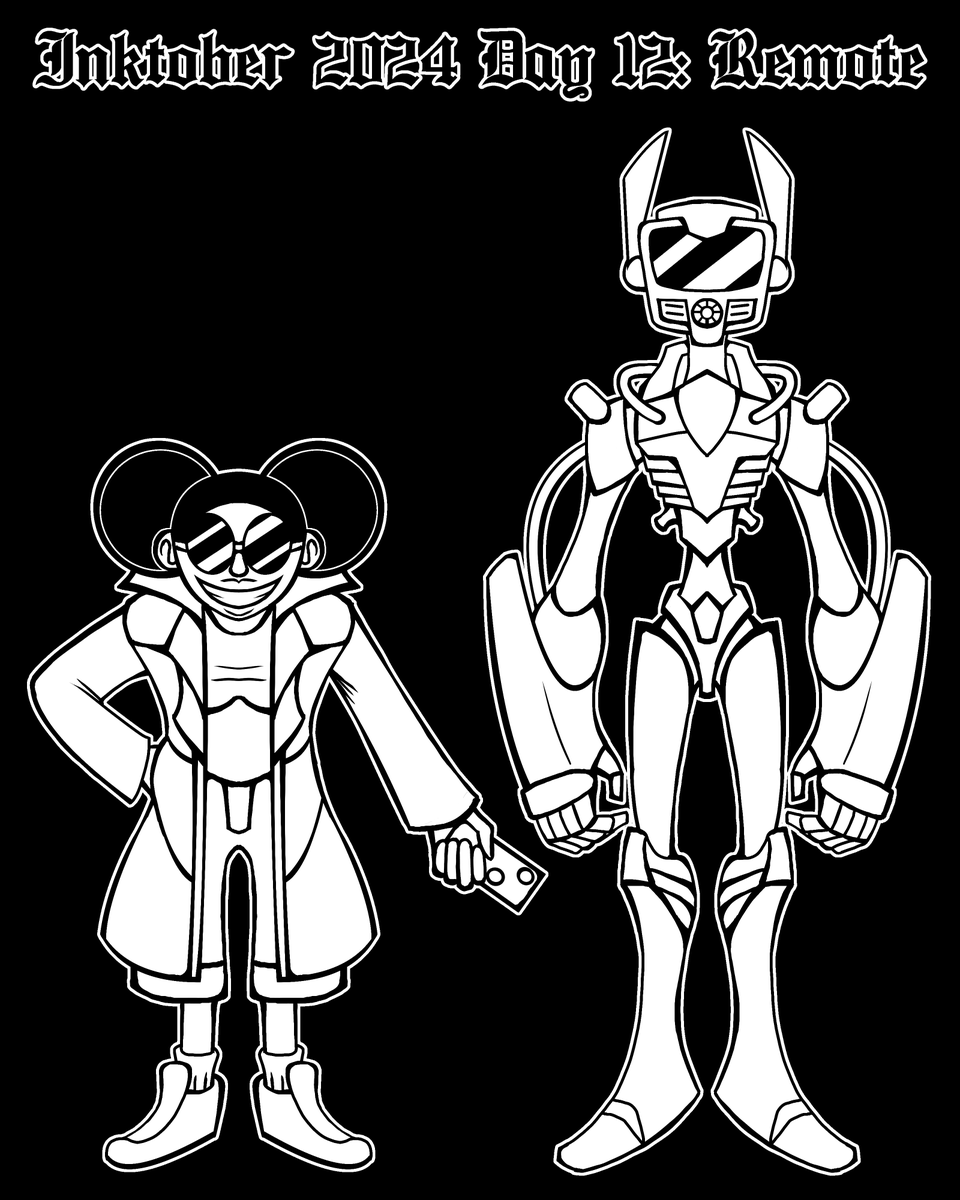 Chaosunit0010's tweet photo. Inktober 2024 Day 12: Remote #Inktober #Inktober2024 #InktoberDay12 #Inktober2024Day12 #InktoberRemote #Remote #Robot #Art Support https://t.co/UC5aevcx5H https://t.co/ZBYUQkInx2