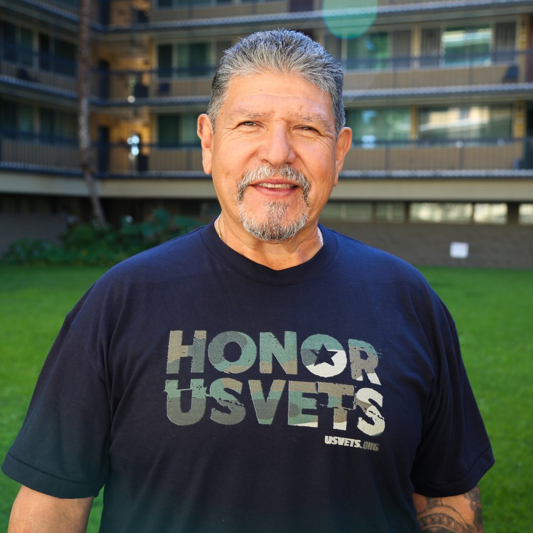 usvetsnational's tweet photo. No camo, no problem❗️ SHOP CAMO with U.S.VETS today to receive your merch just in time for Veterans Day 🎖 Post in your camo on social media on Veterans Day this 11/11 🫡 Impact veterans like our clients Babs, Ray &amp; Patrick! SHOP NOW https://t.co/02WrAHqEL7 https://t.co/BXM8cr60MQ