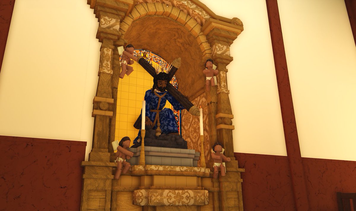 Chapel inspired by the “capilla de los marineros in Triana, Spain. 
#roblox #bloxburg #bloxburgbuilds