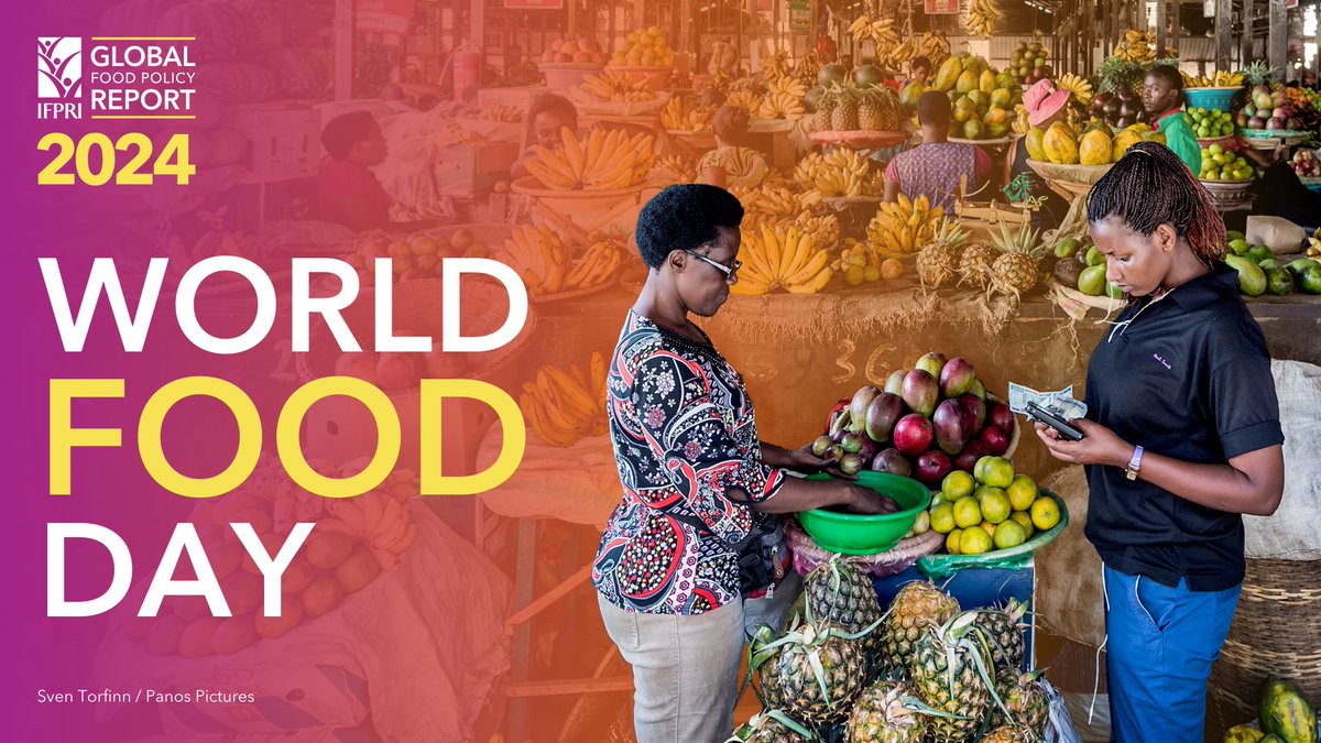 IFPRI (@ifpri) on Twitter photo 🍽️ This #WorldFoodDay, the new blog post by Marie Ruel and Inge Brouwer emphasizes the key role of #nutrition and healthy diets in transforming global food systems. 🥦 🥛
🔗 on.cgiar.org/3NpmLLU
<a href="/CGIAR/">CGIAR</a> @CGIARNutrition <a href="/UN/">United Nations</a> <a href="/FAO/">Food and Agriculture Organization</a> #GFPR2024 🍽️ This #WorldFoodDay, the new blog post by Marie Ruel and Inge Brouwer emphasizes the key role of #nutrition and healthy diets in transforming global food systems. 🥦 🥛
🔗 on.cgiar.org/3NpmLLU
<a href="/CGIAR/">CGIAR</a> @CGIARNutrition <a href="/UN/">United Nations</a> <a href="/FAO/">Food and Agriculture Organization</a> #GFPR2024