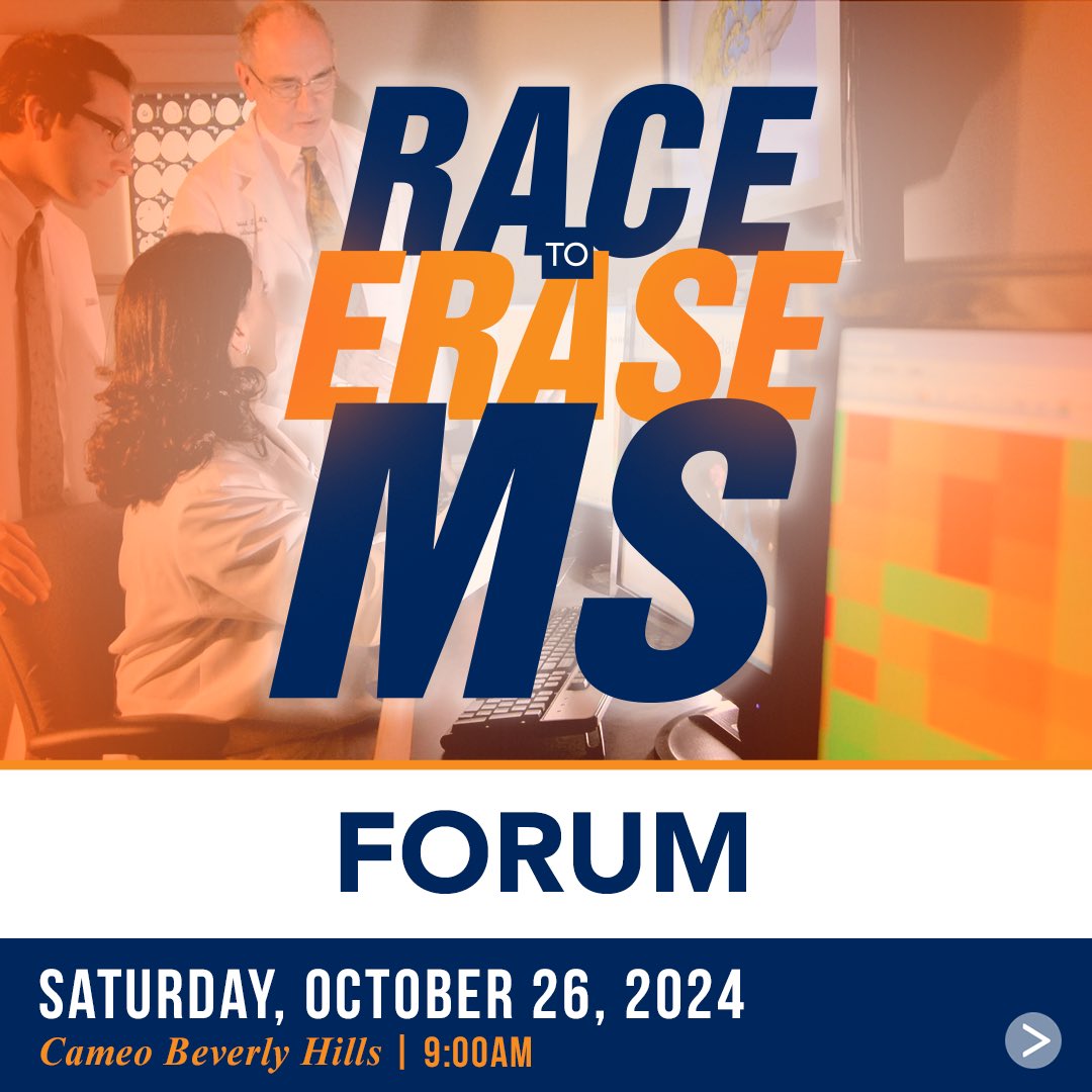 Join us for our MS Forum on October 26th at Cameo Beverly Hills! This event is free and open to the public, parking will be validated. 
📍 Cameo Beverly Hills
1224 Beverwil Dr, Los Angeles, CA 90035
Register today: erasemsforumandexpo.org