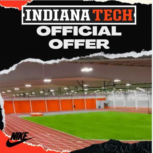 Blessed to receive an offer from Indiana Tech #AGTG <a href="/INTechTF/">Indiana Tech Track and Field</a>