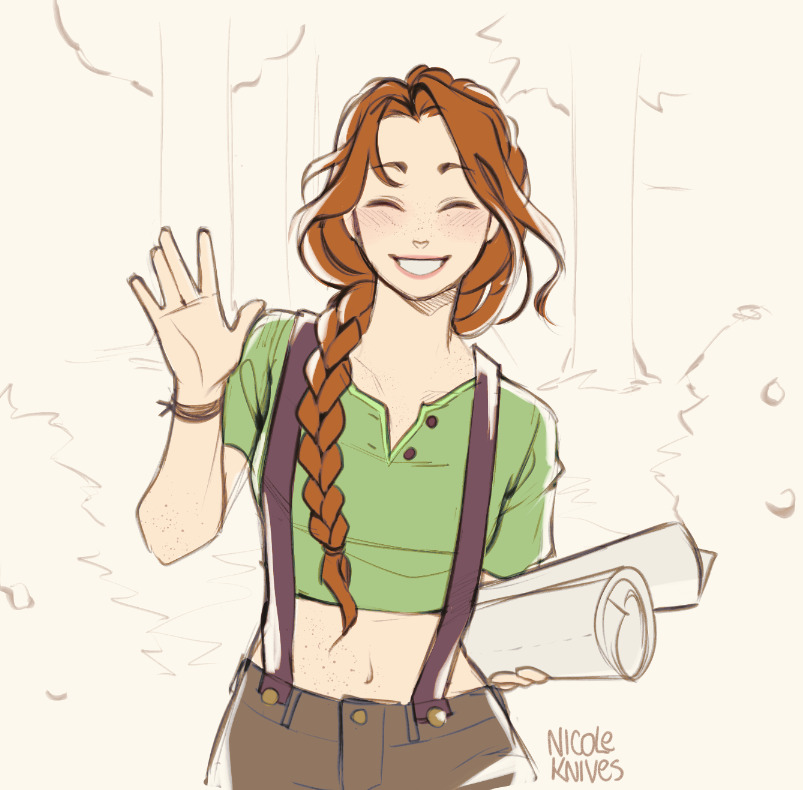 Isotopian's tweet photo. @Chadakyo @MaruMalandra Leah from Stardew Valley is best girl fight me https://t.co/hRnVouYCTx