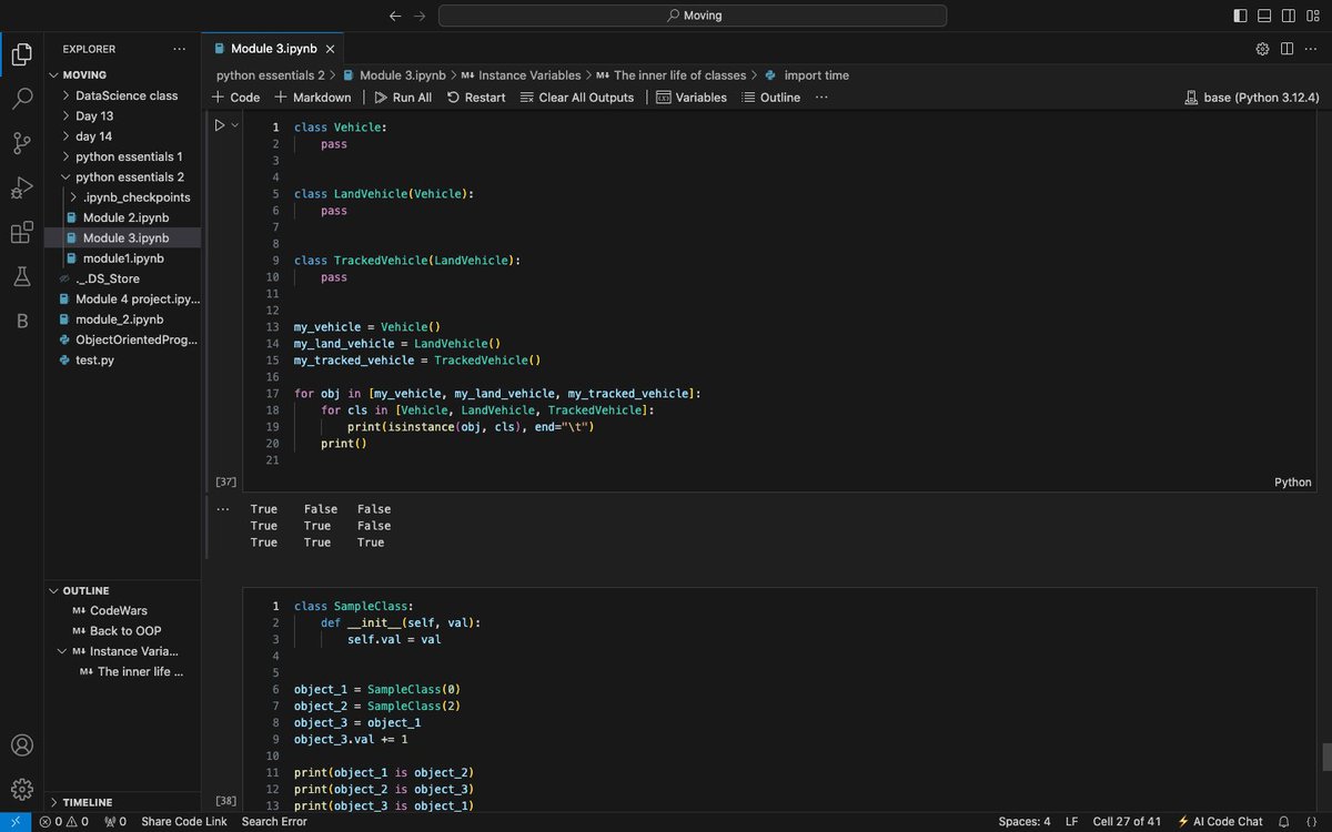 Adam__Lawal's tweet image. Day 21 of #100DaysofCode Explained programming concepts to my peers using analogies and it was a game-changer! (make abstract concepts feel relatable.)
And, I tackled a @codewars problem on string manipulation. Still improving, but progress is progress! #100DaysOfCode #codewars