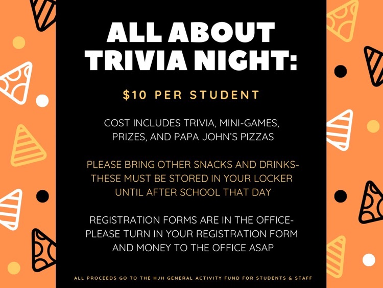 Sign up now for Student Trivia Night!