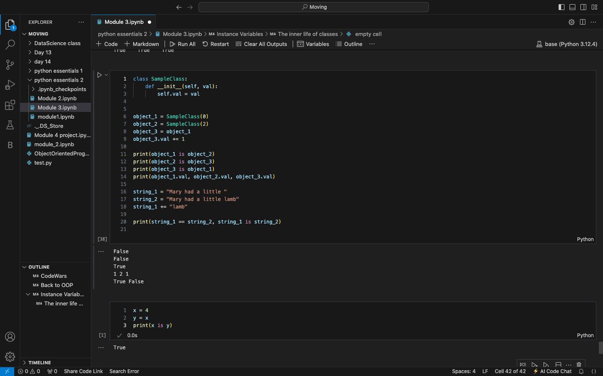Adam__Lawal's tweet image. Day 21 of #100DaysofCode Explained programming concepts to my peers using analogies and it was a game-changer! (make abstract concepts feel relatable.)
And, I tackled a @codewars problem on string manipulation. Still improving, but progress is progress! #100DaysOfCode #codewars