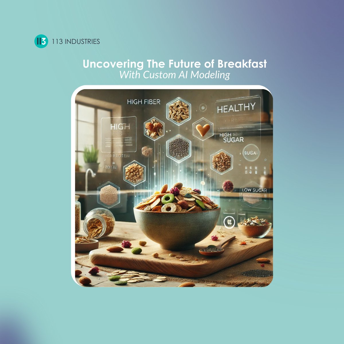 113Industries's tweet photo. Our CEO, @RaziImam is speaking at the Cereal &amp; Grain Conference this Thursday! In his presentation, he’ll explore how innovation opportunities identified by custom AI models will shape the future of breakfast.

Can’t join on the 17th? Reach out to set up a 1x1 session. https://t.co/lOWxwYuuXJ