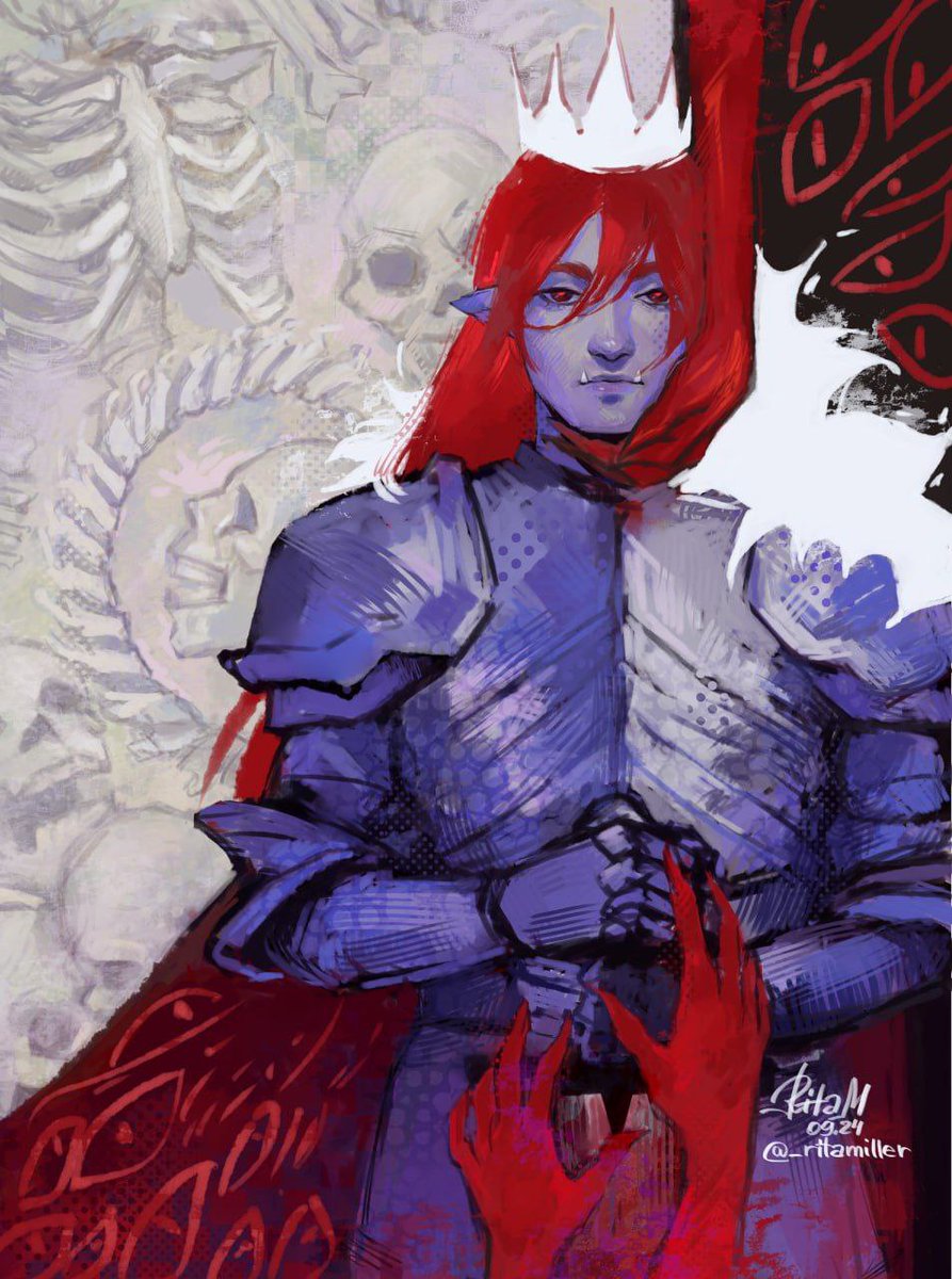 the voices demand blood

#technoblade #technofanart