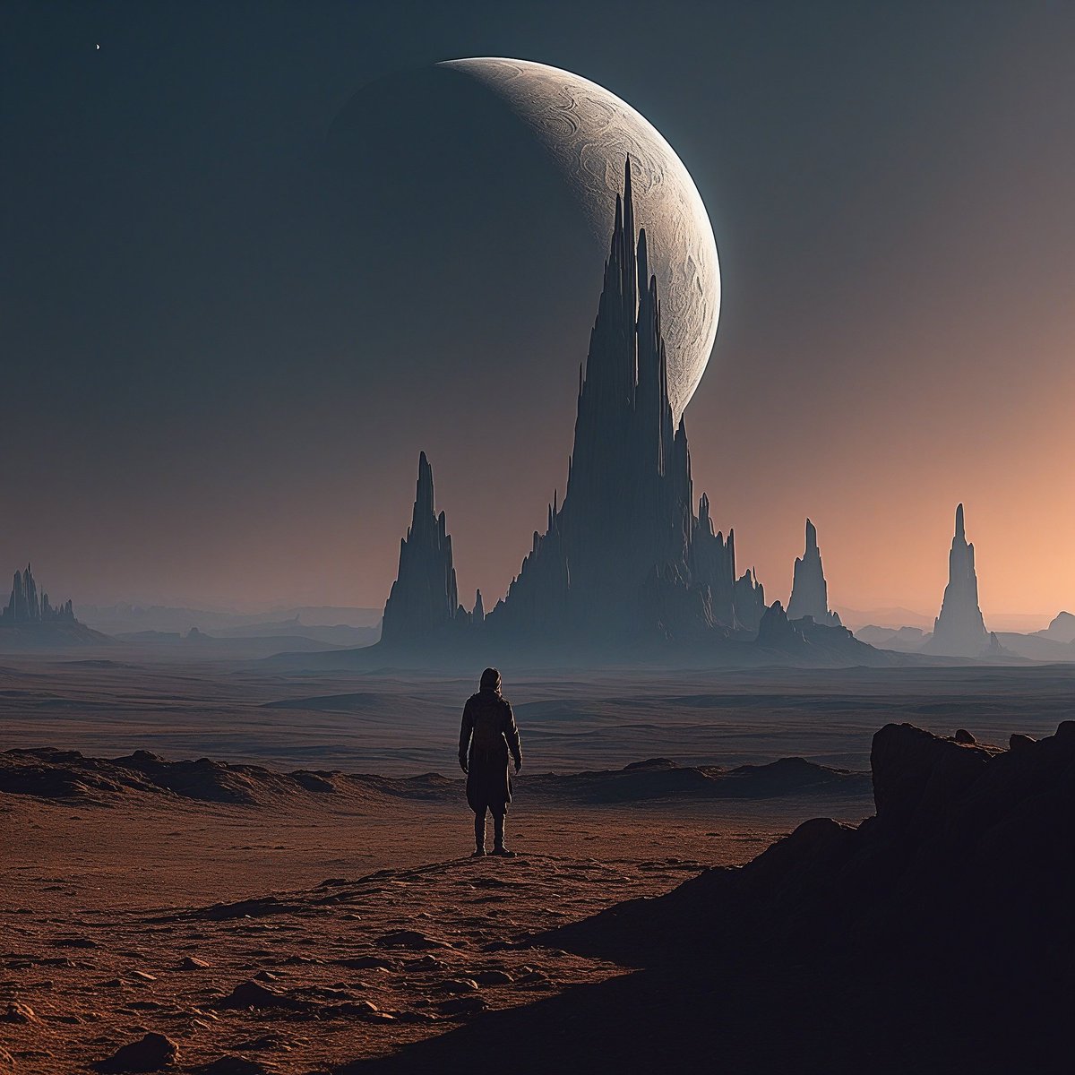 dawnoftheai's tweet photo. Planet X with unknown civilization 
#planet #earth2 #aiphoto #explore https://t.co/6WjFx1T0id