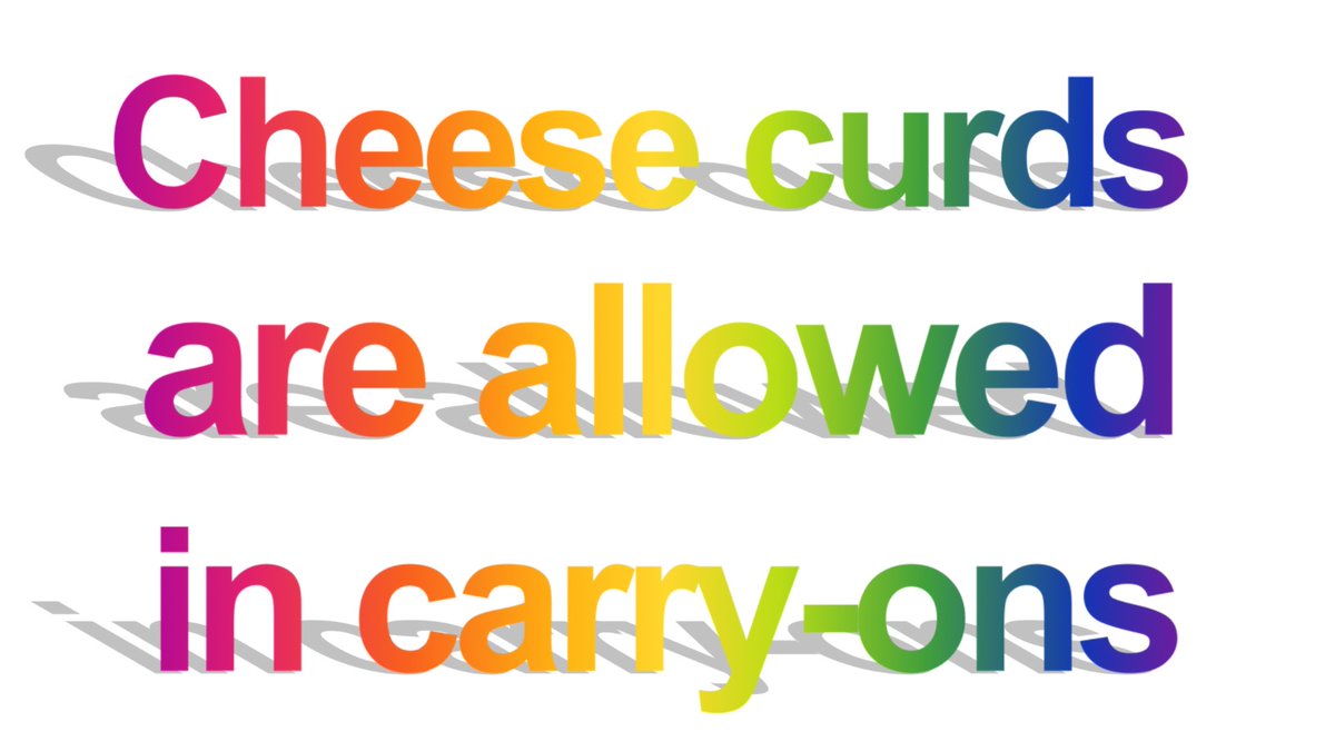 Probably the cheesiest (but most important) info you'll see today...