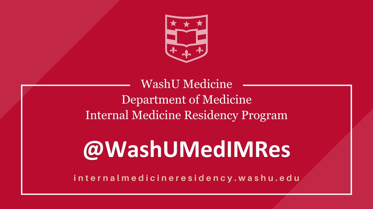 WashU Medicine Internal Medicine Residency (@washumedimres) on Twitter photo We're pleased to announce that we've updated our social media handles to reflect our new branding. Follow us at <a href="/WashUMedIMRes/">WashU Medicine Internal Medicine Residency</a> and use the hashtag #WashUMedIMRes to stay up-to-date on the latest news, research, and advancements happening at <a href="/washumedicine/">WashU Medicine</a> and <a href="/WashUDeptMed/">WashU Medicine Department of Medicine</a>! We're pleased to announce that we've updated our social media handles to reflect our new branding. Follow us at <a href="/WashUMedIMRes/">WashU Medicine Internal Medicine Residency</a> and use the hashtag #WashUMedIMRes to stay up-to-date on the latest news, research, and advancements happening at <a href="/washumedicine/">WashU Medicine</a> and <a href="/WashUDeptMed/">WashU Medicine Department of Medicine</a>!