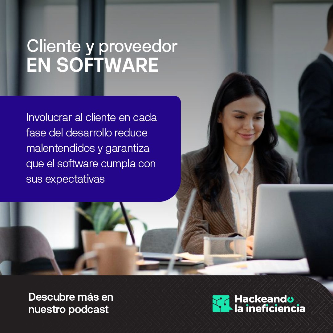 hackeandolai's tweet image. ¿Cómo gestionas la relación con tus clientes? 💻Comunicación constante mejora el desarrollo. 🎧Escucha nuestro episodio: wir.bi/87PIcA102

#spotify #Podcast #hackeandolaIneficiencia #peru #software #technology #podcaster #spotifypodcast #cliente #proveedor #Episodio