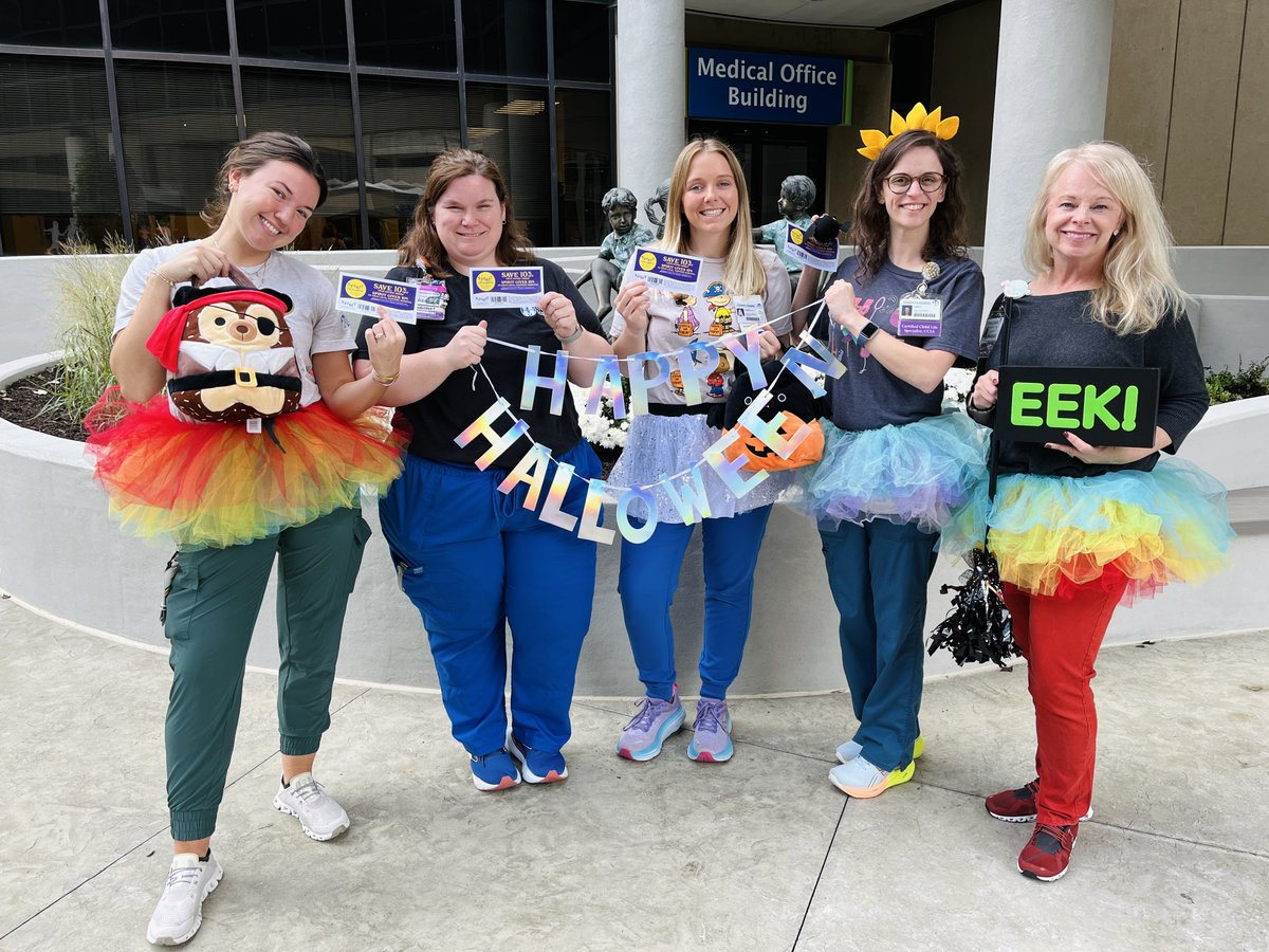 Spirit of Children helps make the hospital less scary for patients and families throughout the year. With the help of our 10-for-10 coupons used at the Spirit Halloween stores, they provide resources for the Child Life Department year-round. 👻🎃 drive.google.com/file/d/17b3UMF…