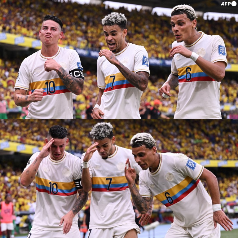 Baila James Rodríguez, baila Lucho Díaz, baila Richard Ríos y bailan todos los colombianos. COLOMBIA ES UNA FIESTA.