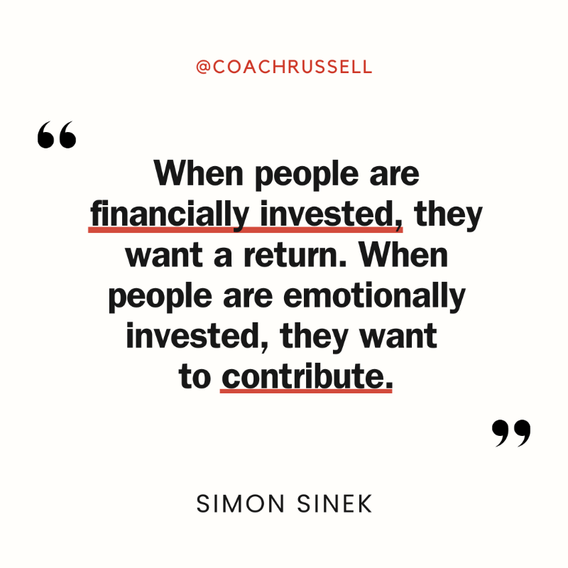 coachdgrussell's tweet photo. The second strand of 3strands Leadership is Meaningful Work. This is the WHY that Simon Sinek is famous for. 

If you want to play the long game, then before you hire someone and every week thereafter, connect them to meaningful work in their role.
#simonsinek #quote #coaching https://t.co/wvRqQXq8Be