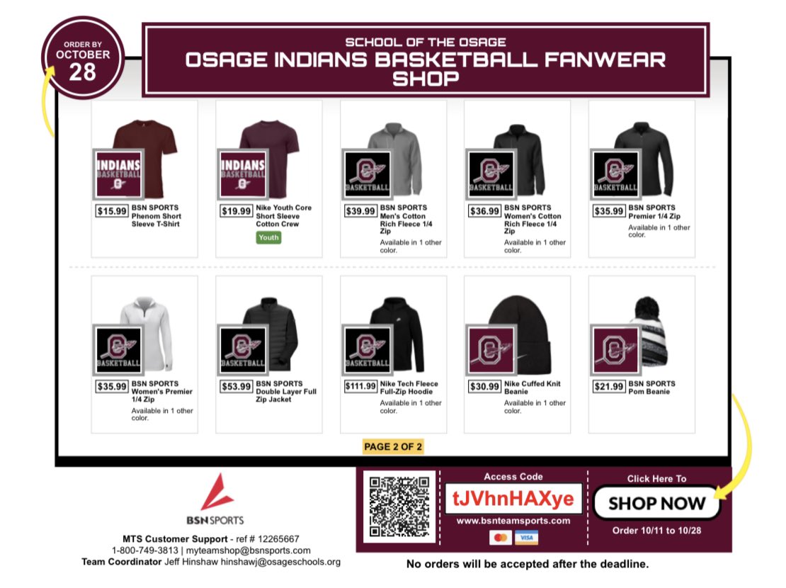Osage Indians Basketball tweet media