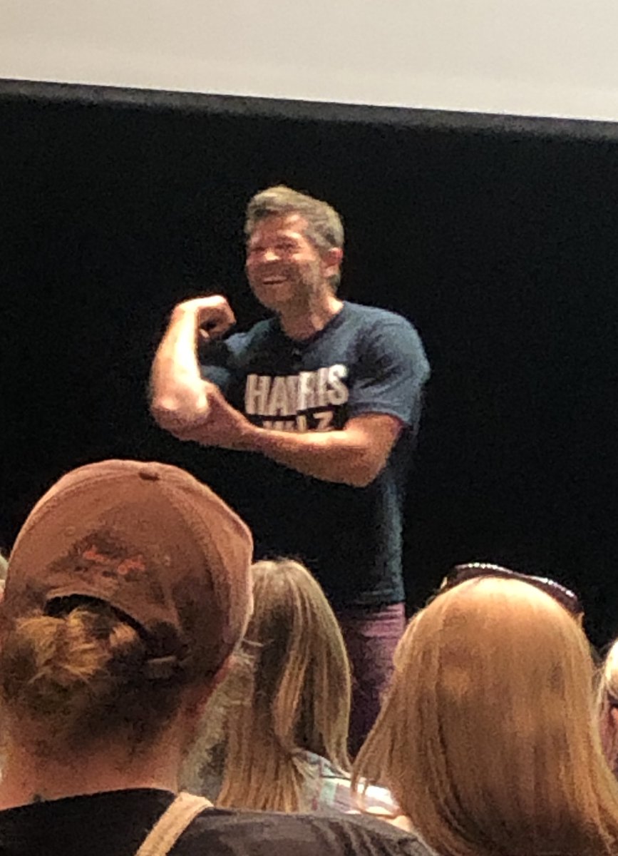 Misha speaking at UNC last week #mishacollins