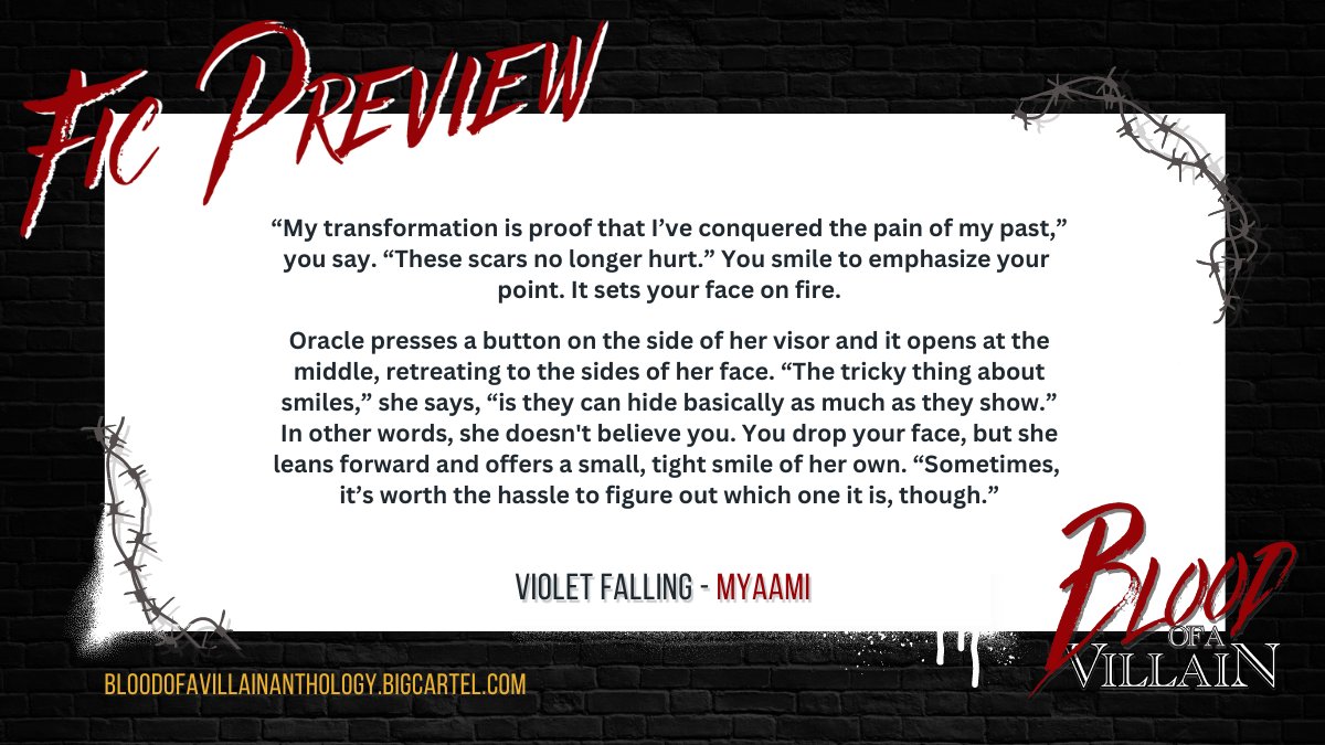 Who's hiding what now?

A preview of my fic for <a href="/traitorszine/">BLOOD OF A VILLAIN || Donation made! Check pinned</a>!! Pre-orders are open until October 25! 

Everyone's pieces are incredible, and I had the pleasure of working with an amazing artist illustrating my piece!
