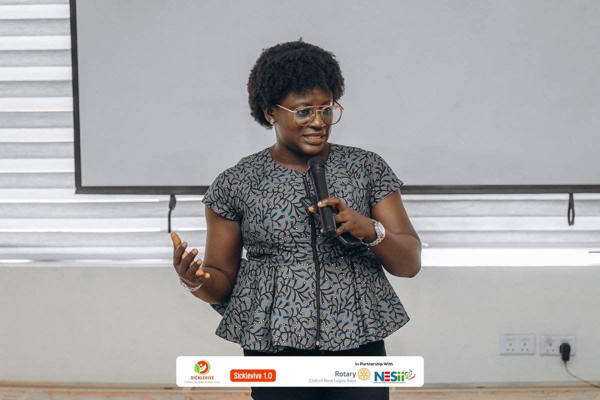 sicklevive's tweet image. We thank Dr Ubi Tonghe who is an orthopaedic surgeon, she conducted an informative health education session on managing sickle cell, covering chronic pain, mental health, and the importance of early detection and regular health checks.

We appreciate you! ✨