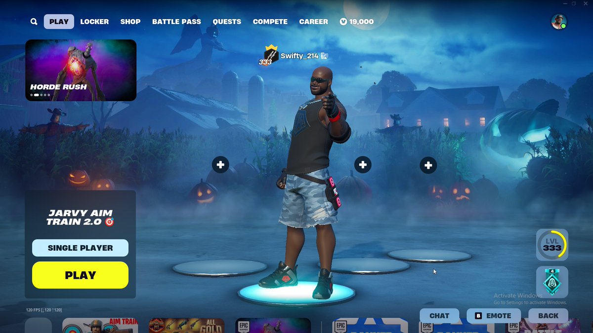Photo by Swifty_214 @FNCreativeHQ Thank you for the opportunity to win free vbucks just by playing UEFN maps. I got to win 12,800 vbucks total so i now have 19k vbucks. If you play on PC you should check out the FCHQ app to play and win vbucks. #Legit https://t.co/23N5EqLuj3
