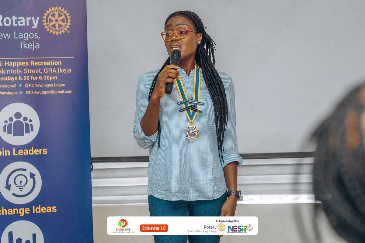 sicklevive's tweet image. Special thanks to Rtn. OLUWA, Enitan Sophie, President 2024 - 2025 of rotaryclubofnewlagos and founder of natineeesolutions our beautiful partner!

We appreciate you!✨