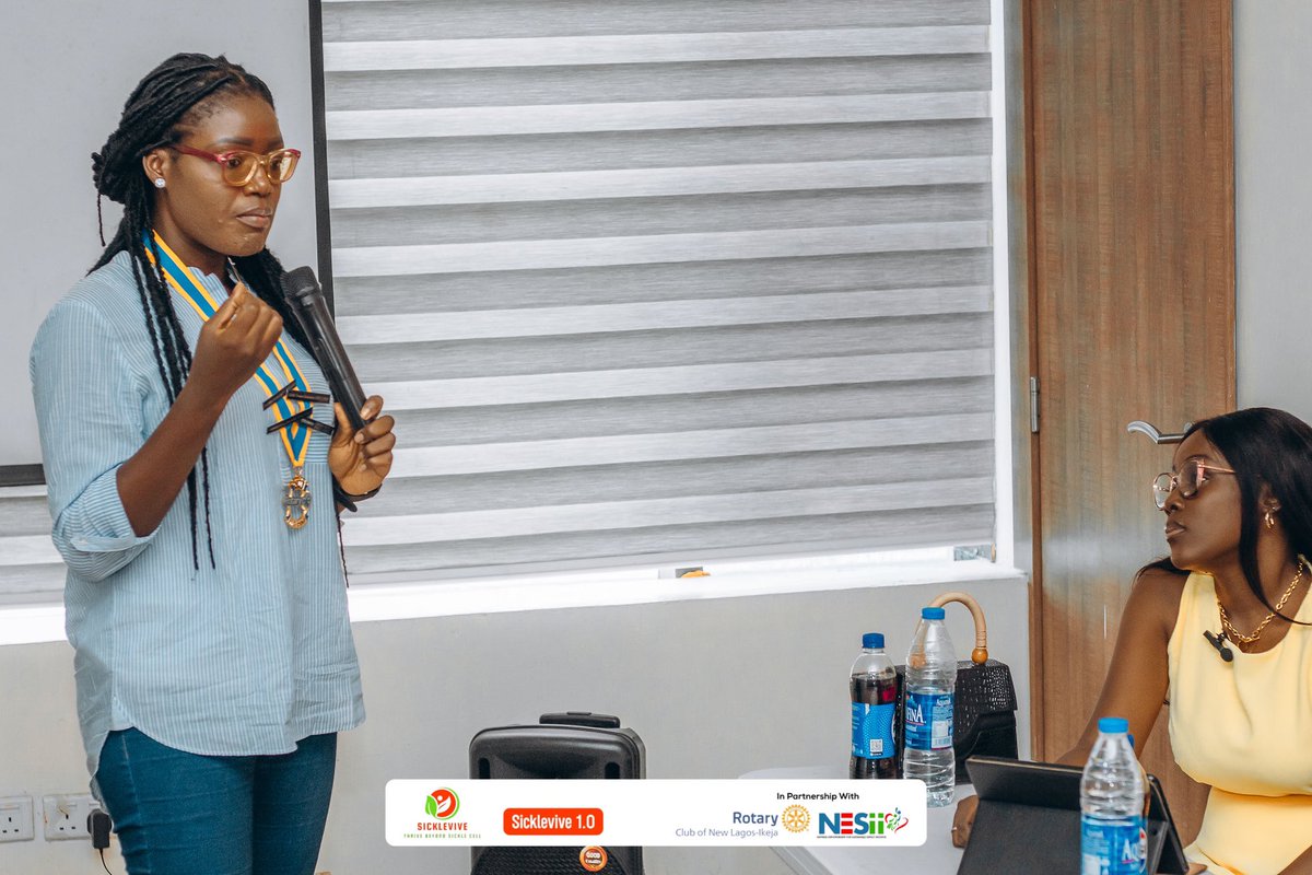 sicklevive's tweet image. Special thanks to Rtn. OLUWA, Enitan Sophie, President 2024 - 2025 of rotaryclubofnewlagos and founder of natineeesolutions our beautiful partner!

We appreciate you!✨