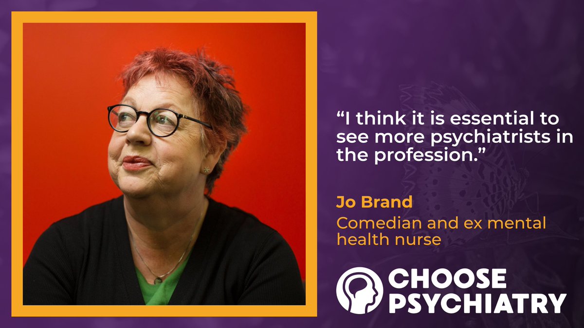“I  would wholeheartedly encourage more medical students to go into what is a very rewarding area of work.” Read why comedian and ex mental health nurse Jo Brand thinks it is essential that more people #choosepsychiatry.

rcpsych.ac.uk/become-a-psych…