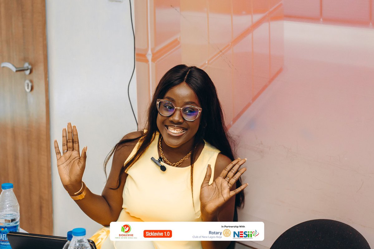 sicklevive's tweet image. We want to thank Miss Zita Winnifred; A sickle cell warrior and advocate who conducted an interactive, storytelling session describing her experiences as a sickle cell warriors and ways she manages sickle cell.

We appreciate you!✨