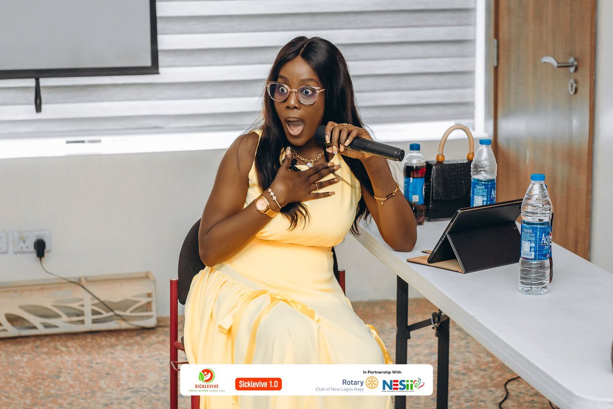 sicklevive's tweet image. We want to thank Miss Zita Winnifred; A sickle cell warrior and advocate who conducted an interactive, storytelling session describing her experiences as a sickle cell warriors and ways she manages sickle cell.

We appreciate you!✨