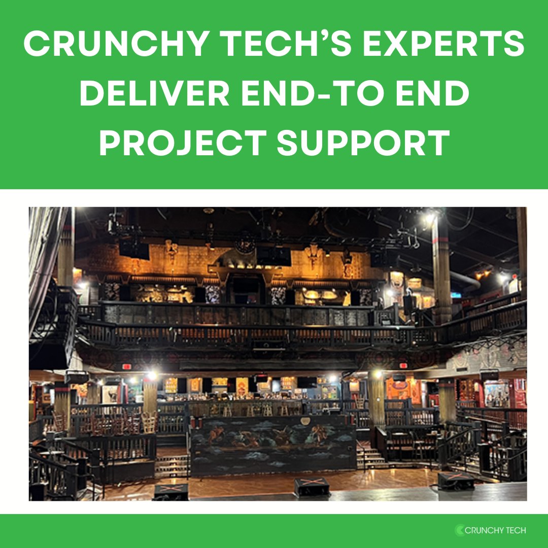 CrunchyTek's tweet image. Shortage of skilled AV labor? Crunchy Tech&apos;s experts are here to support your project from start to finish!
Explore more here bit.ly/4eLbTnD 

#AVSolutions 
#CrunchyTech 
#AV
#Audiovisual
#audiovisualproduction
#audiovisualinstallation
#soundengineering
#soundsystem