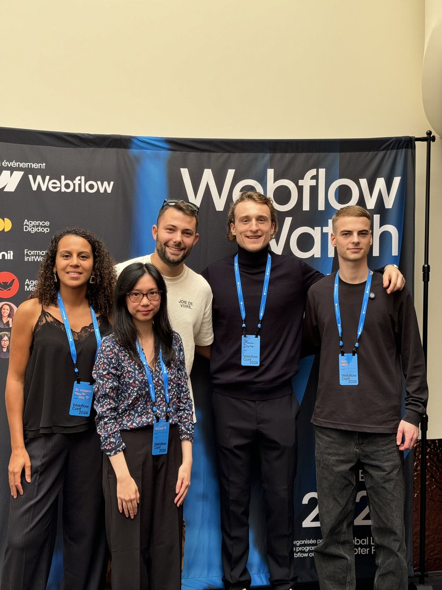📸🇫🇷 A quick snapshot from the #2 #WebflowWatchParty in Paris tonight—lots more coming soon!

Glad to partner with and share community moments alongside amazing people. 🙌
