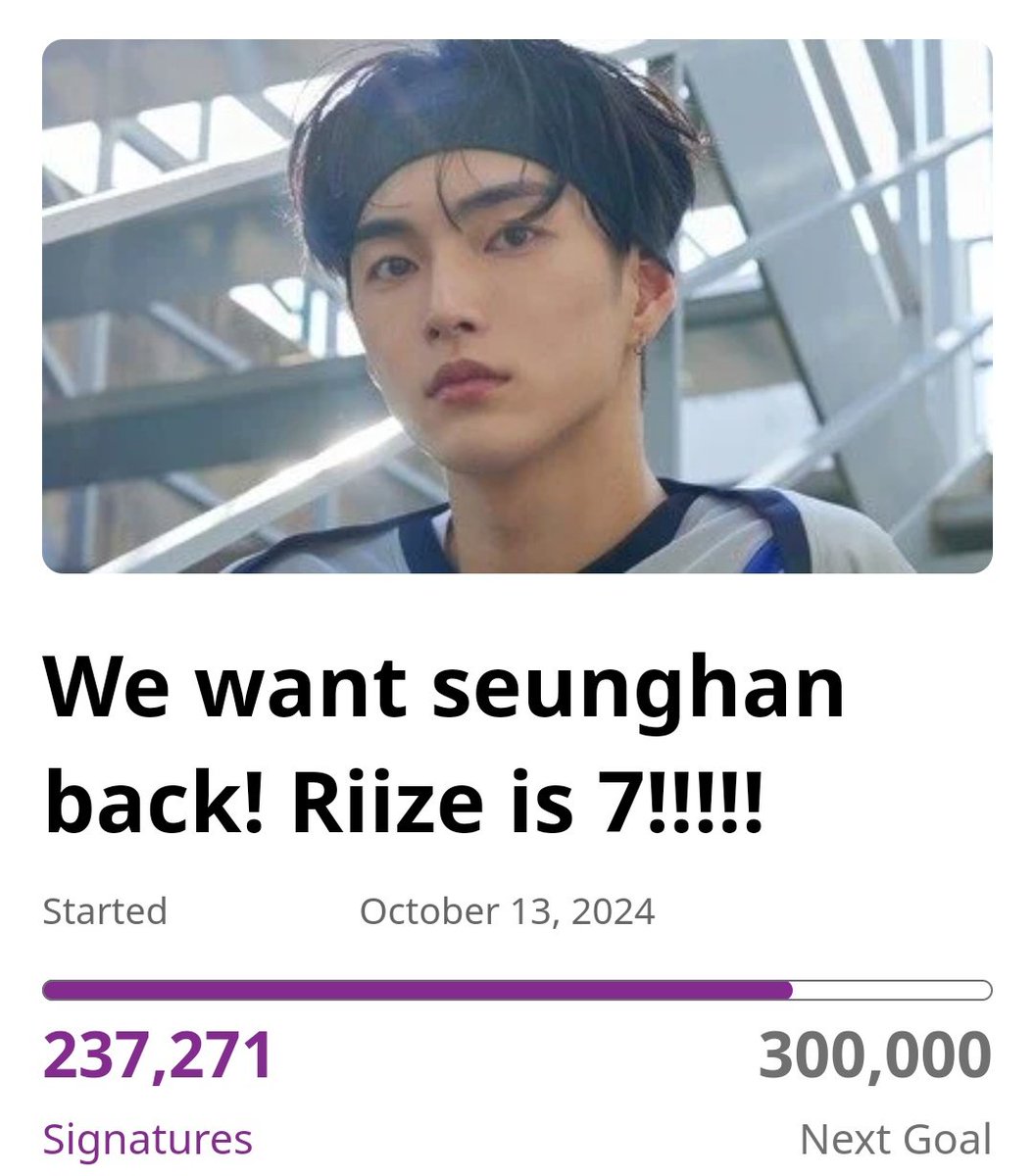 LET'S REACH 300K 🔗: chng.it/q8Xqc7Zfd8 

Notion if you wanna keep yourself updated with everything!
🔗glory-hygienic-a16.notion.site/Seunghan-11f08…

JUSTICE FOR SEUNGHANN
#SMStandsForBullying 
#SeunghanWasBullied 
#SaveRIIZEfromSM