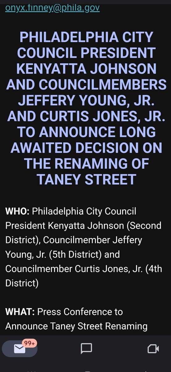 DPearsonPHL's tweet image. City Council is finally going rename Taney Street.