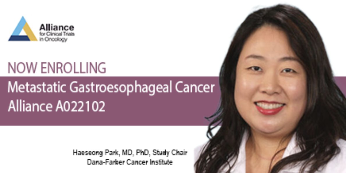 Alliance for Clinical Trials in Oncology (@alliance_org) on Twitter photo For #TrialTuesday, .<a href="/HaeseongPark1/">Haeseong Park</a> <a href="/DanaFarber/">Dana-Farber</a> leads <a href="/ALLIANCE_org/">Alliance for Clinical Trials in Oncology</a> A022102 to compare the effect of mFOLFIRINOX vs mFOLFOX w/o nivolumab to treat pts w/ #metastatic HER2 negative #gastroesophageal cancer. Learn more, visit: bit.ly/Alliance-A0221… #NCI #NCTN #gastriccancer For #TrialTuesday, .<a href="/HaeseongPark1/">Haeseong Park</a> <a href="/DanaFarber/">Dana-Farber</a> leads <a href="/ALLIANCE_org/">Alliance for Clinical Trials in Oncology</a> A022102 to compare the effect of mFOLFIRINOX vs mFOLFOX w/o nivolumab to treat pts w/ #metastatic HER2 negative #gastroesophageal cancer. Learn more, visit: bit.ly/Alliance-A0221… #NCI #NCTN #gastriccancer