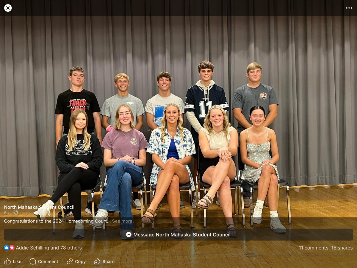 Congratulations to all Homecoming Court nominees!