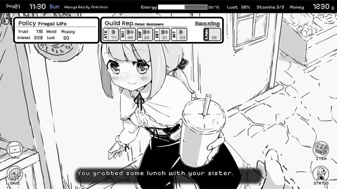 Living With  Monochrome Fantasy while it's 20% off during the Spooky Sale 2024!Steam上的DLC預計在2024年第4季度推出!我們會在確定正式發布日期後通知您,建议大家先加入愿望单耐心等待,非常感謝!   